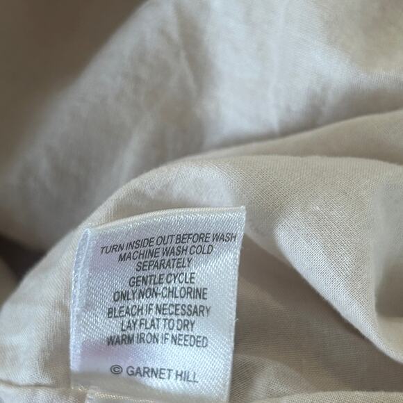 Garnet Hill Women's Mini Dress in Cream - Picture 13 of 16